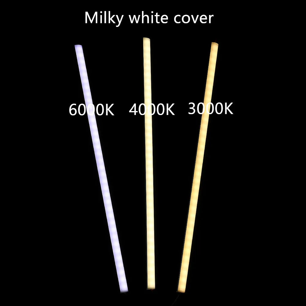 Premium LED Aluminum Channel & Light Bar Set | 50cm Rigid Strip Light for Home Decor | U/V-Shape Corner & Flat Mounts | 12V 5730 SMD