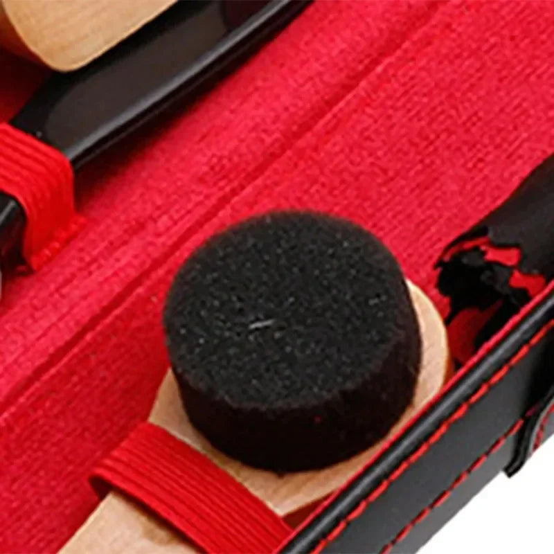 Shoe Care Kit for Leather Shoes Travel Portable Suit Shoe Polish Kit for Men Oil Polishing and Waxing