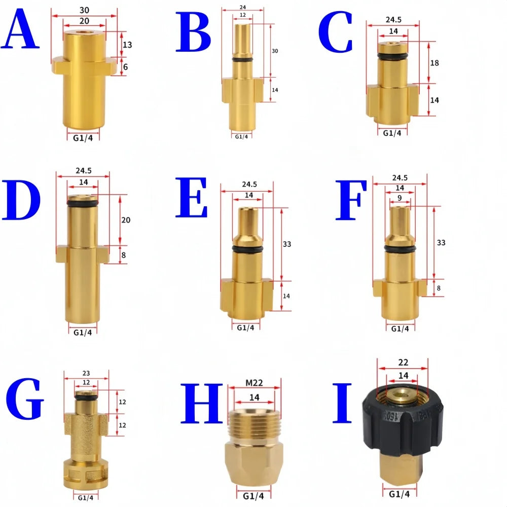 Sewer Cleaning Hose Pressure Hose High-Pressure Cleaning Machine Nozzle Pipeline Cleaning Nozzle, for Karcher Interskol Nilfisk