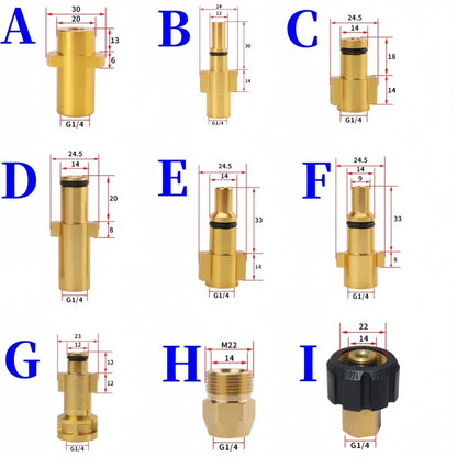 Sewer Cleaning Hose Pressure Hose High-Pressure Cleaning Machine Nozzle Pipeline Cleaning Nozzle, for Karcher Interskol Nilfisk