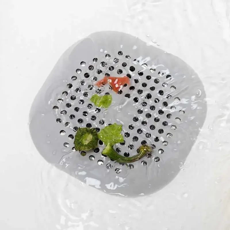 Silicone Drain Hair Catcher & Sink Strainer - Universal Anti-Clog Plug Stopper for Shower, Bathtub & Kitchen - Durable Multi-Functional Filter