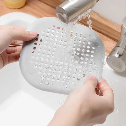 Silicone Drain Hair Catcher & Sink Strainer - Universal Anti-Clog Plug Stopper for Shower, Bathtub & Kitchen - Durable Multi-Functional Filter